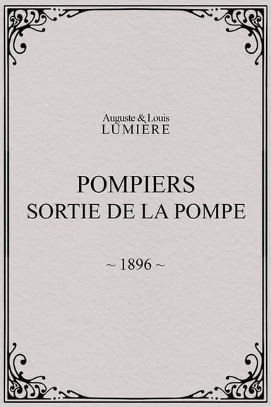 Pompiers : sortie de la pompe