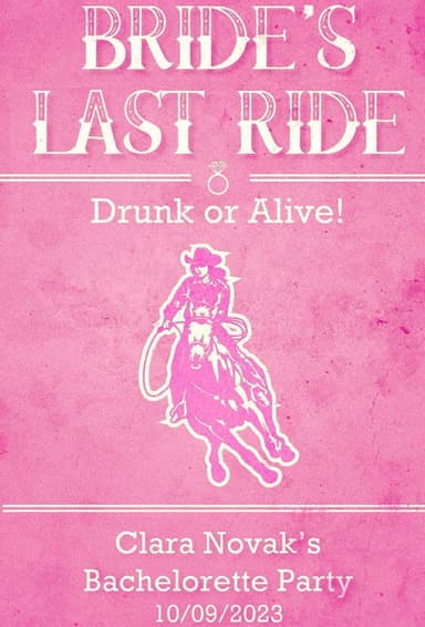 Bride's Last Ride
