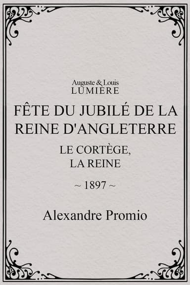 Fête du jubilé de la reine d'Angleterre : le cortège, la reine