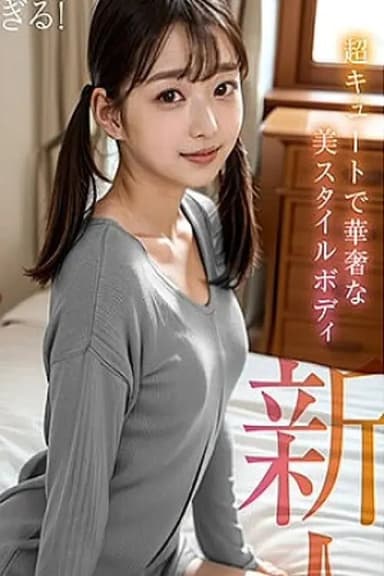 AIFOCS-005 [Newcomer AI] Orthodox beautiful girl star, twin-tailed angel, a baby-faced, small-breasted girl with a lingering face, Morishita Hikaru