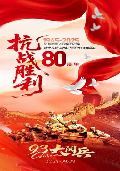 纪念中国人民抗日战争暨世界反法西斯战争胜利80周年大会