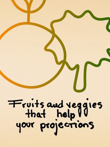 Fruits and Veggies That Help Your Projections