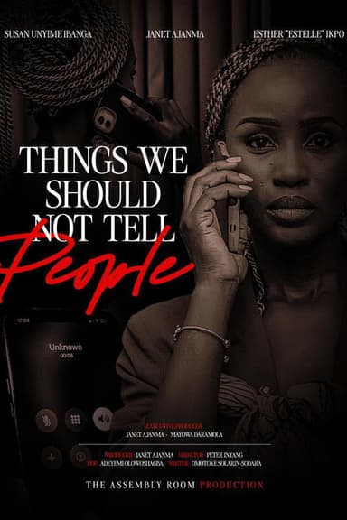 Things We Should Not Tell People