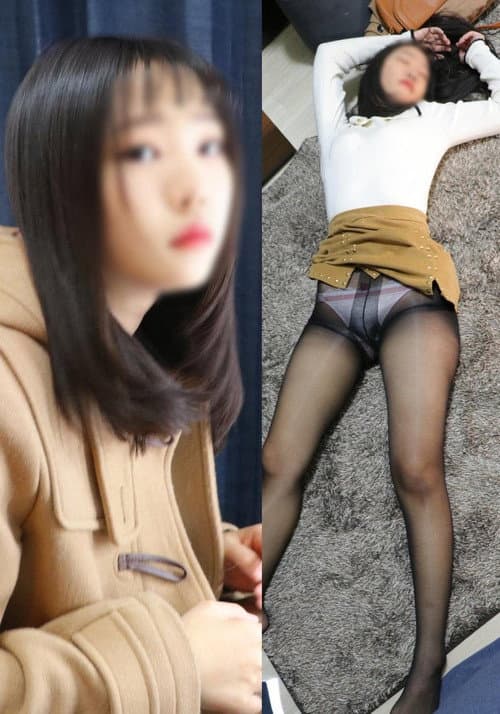 726ANKK-045 Black Pantyhose College Girl