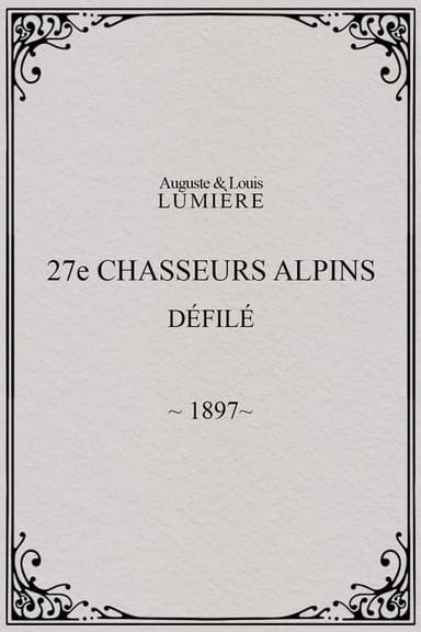27ème chasseurs alpins : défilé