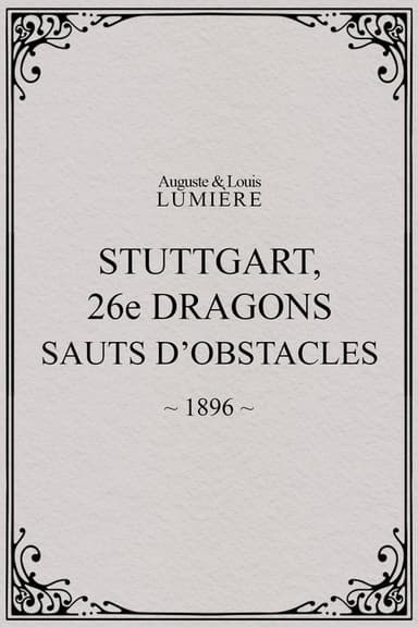 Stuttgart: 26th Dragoons Jumping Obstacles