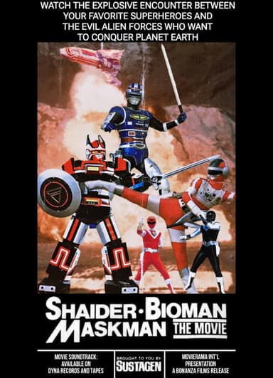 Shaider - Bioman - Maskman: The Movie