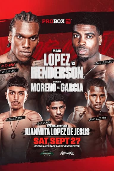 Najee Lopez vs. Kalvin Henderson