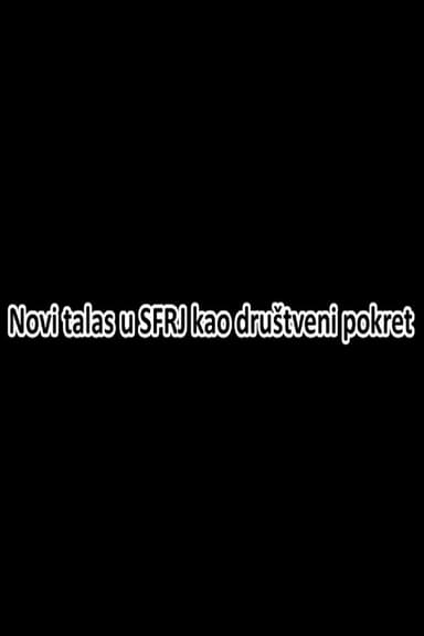 New Wave in SFRY as a Social Movement