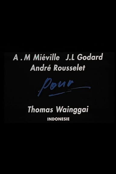 For Thomas Wainggai