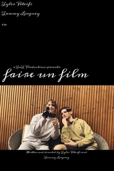 faire un film