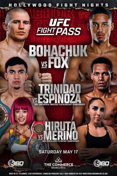 Serhii Bohachuk vs. Mykal Fox