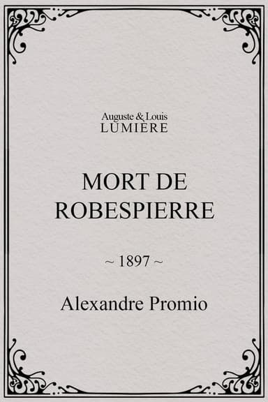 Mort de Robespierre