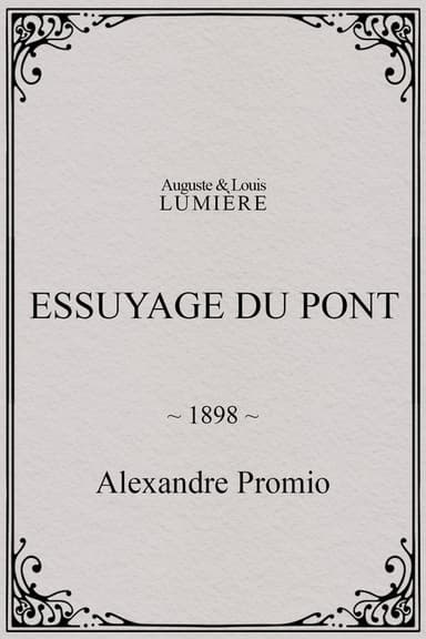 Essuyage du pont
