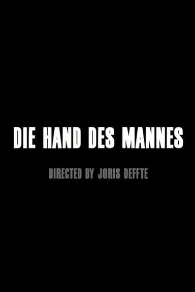Die Hand des Mannes