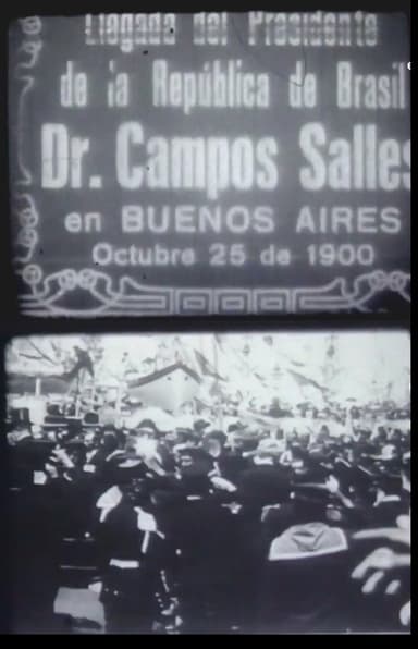 Llegada del Presidente de la República de Brasil Dr. Campos Salles en Buenos Aires