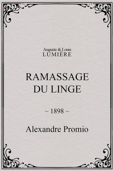 Ramassage du linge