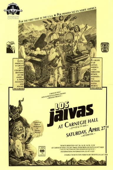 Los Jaivas en Nueva York, Abril 1985