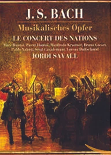 Bach BWV 1079 Musical Offering Jordi Savall Concert des Nations